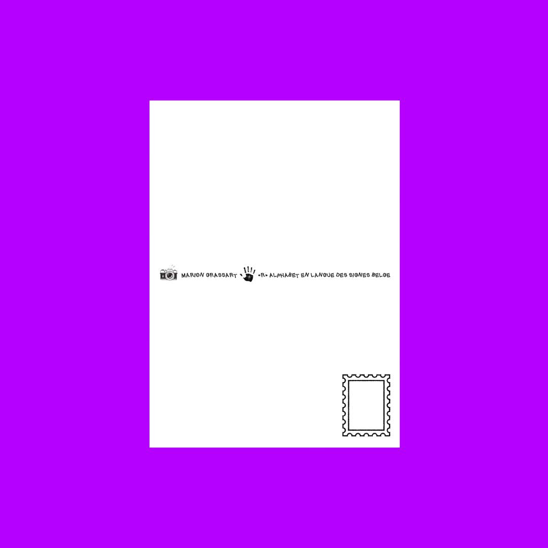 Carte Postale LSFB "R"