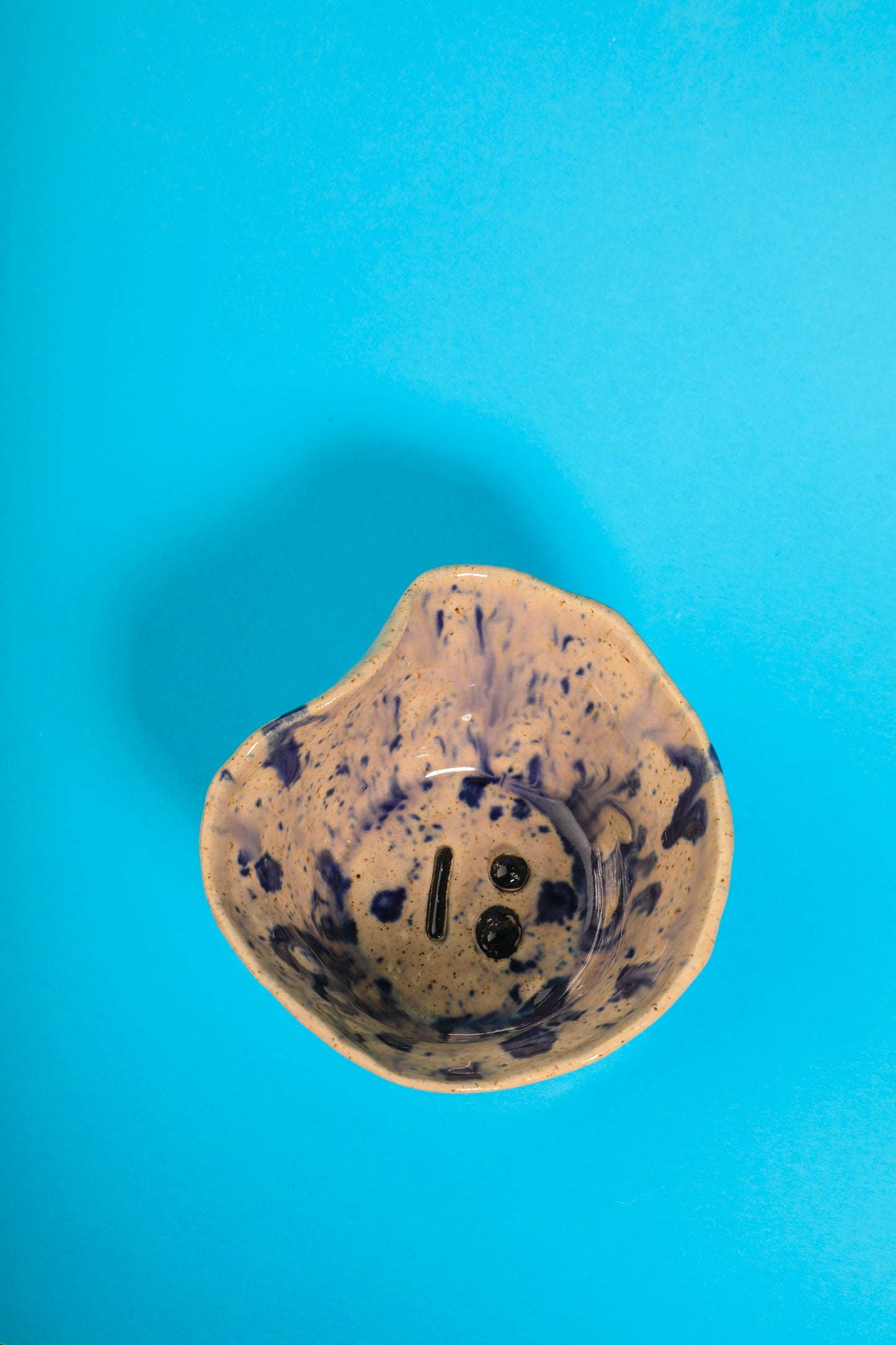 Petit pot à sauce moucheté Smiley blazé