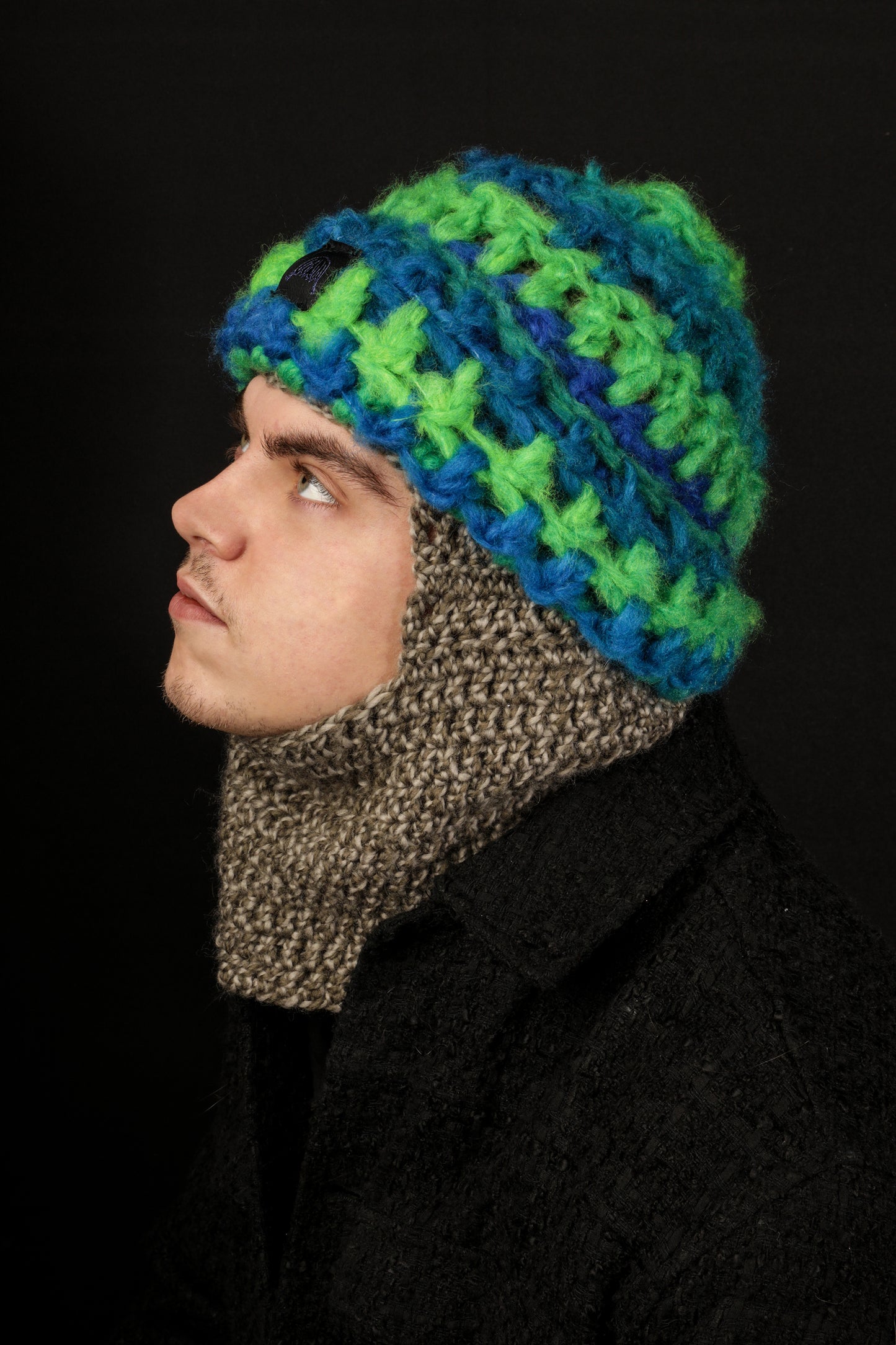 Cagoule chevalier avec supplément bonnet
