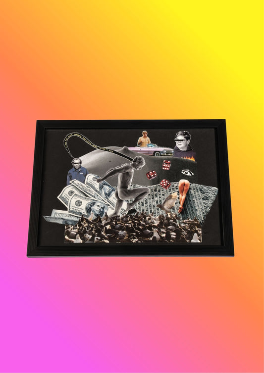 Collage A4 " CAPITALISM TROUBLE  "