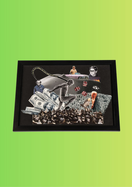 Collage A4 " CAPITALISM TROUBLE  "