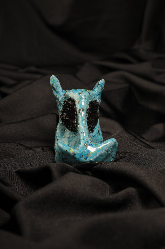 Phacochère bleu et noir