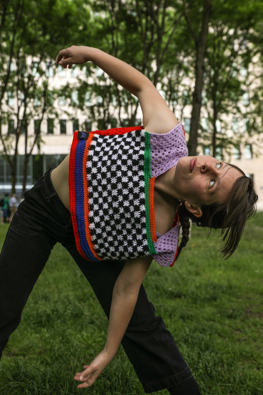 Croptop PIXEL damier