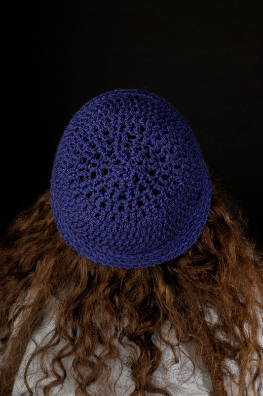 Bonnet bleu marine
