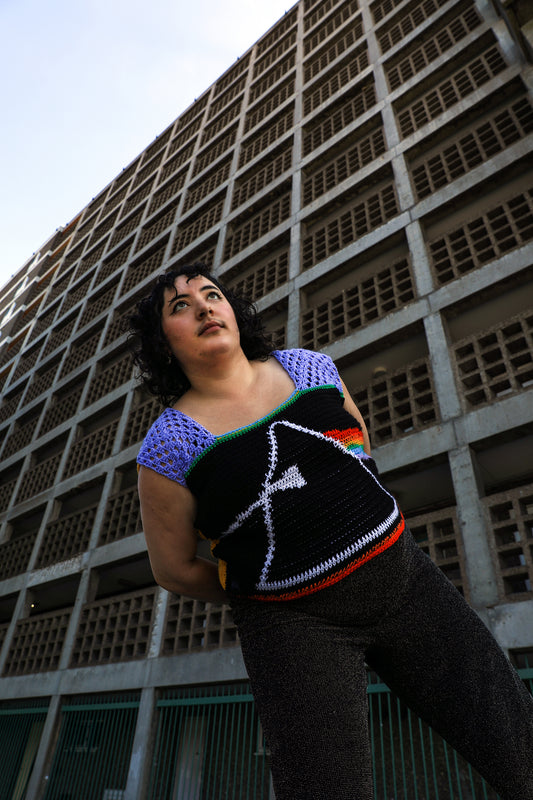 Croptop PIXEL Pink Floyd